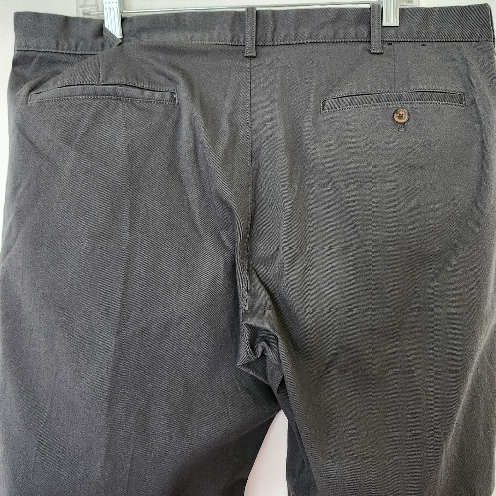 J Crew Factory Flex Gray Straight Chino Pants Khakis Men’s 38x32 - Picture 8 of 14